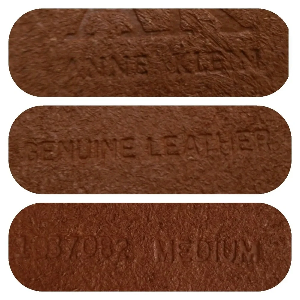 Anne Klein Caramel  Genuine Leather belt